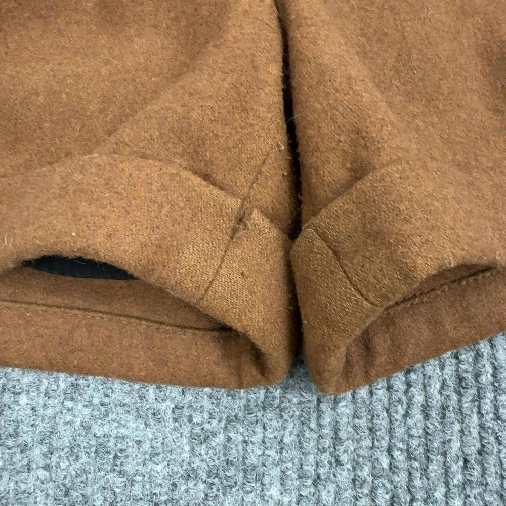 Sanctuary Shorts Womens 26 Brown Wool Blend‎ Cuffed Trouser Academia Preppy